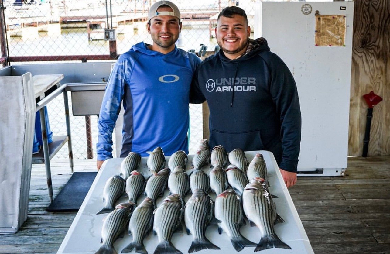 Striper Fishing Trips in Lake Texoma, TX